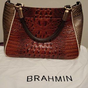 Brahmin Crocodile Handbag